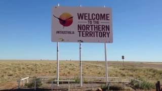 preview picture of video 'Queensland / Northern Territory Border at Camooweal'