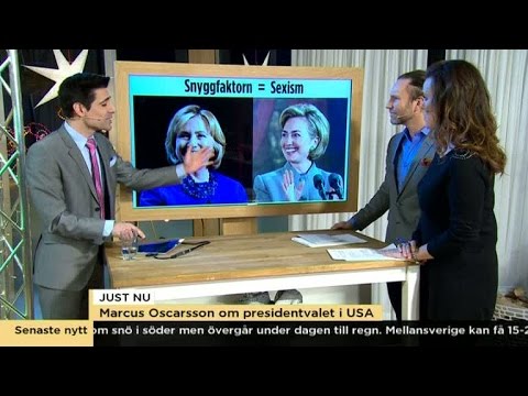 Marcus Oscarsson: "Jätteviktigt vara snygg i USA-politiken" - Nyhetsmorgon (TV4)