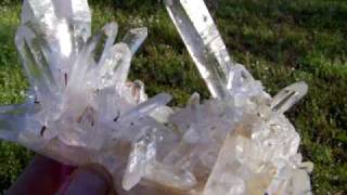 preview picture of video 'Spectacular Arkansas Quartz Crystal Cluster'