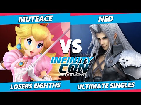 Infinity Con 2021 Top 8 Losers - MuteAce (Peach) Vs. Ned (Sephiroth) SSBU Ultimate Tournament
