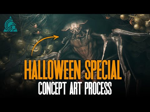 Halloween Concept Art Process