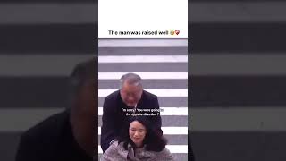 The man was raised well 🥹❤️‍🩹