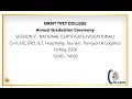 ORBIT TVET COLLEGE Annual Graduation Ceremony