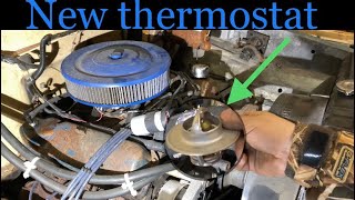 How to replace thermostat in a ford 351c,351m,400 engine.