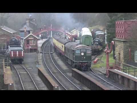 British Railways D5061 departing Goathland