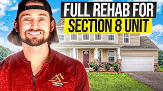 Total REHAB COMPLETED For Client's 3rd Section 8 Rental! How To SUCCEED Investing Out Of State!