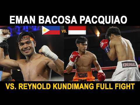 (PH) Eman Bacosa Pacquiao vs. (IDN)Reynold Kundimang FULL FIGHT | Kumong Bol-anon XXIV