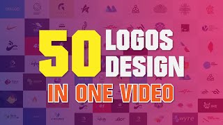 Best 50 Logos Design In One Video | Part 04