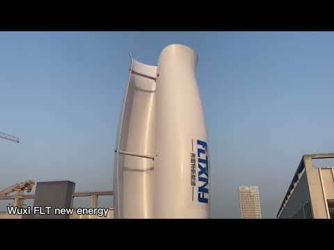 What's this? This is a wind turbine shaped like a rose!