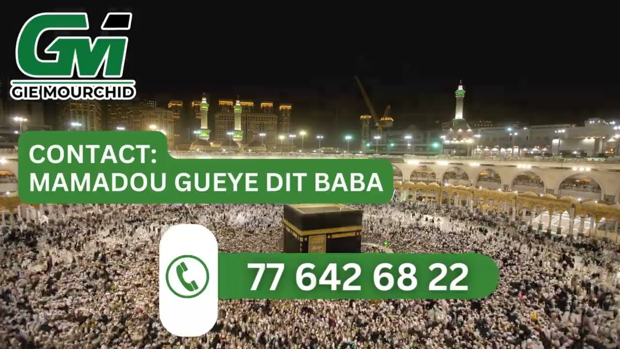 OUMRAH GAMOU 2023  -  Du 26 septembre au 07 octobre 2023  - GIE MOURCHID HADJOUMRAH