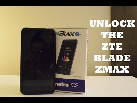 How to Unlock the ZTE Blade Z Max