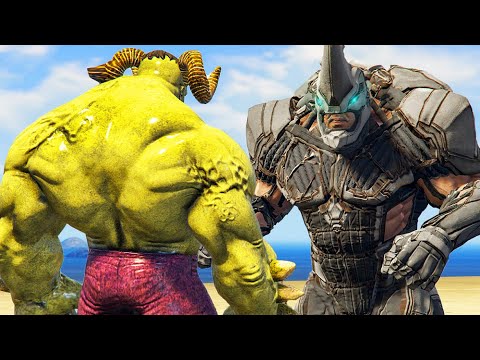 HULK LUCIFER vs RHINO - What If Battle Superheroes