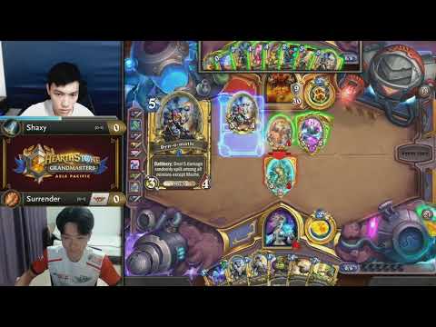 Match of the Day: Shaxy vs Surrender - Hearthstone Grandmasters Asia-Pacific S2 2019 - Week 1