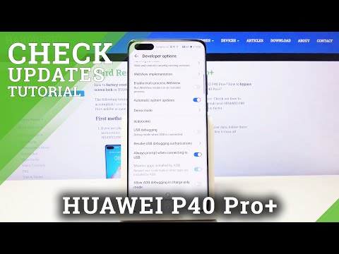 How to Automatic System Update in HUAWEI P40 Pro+ - Newest System Version