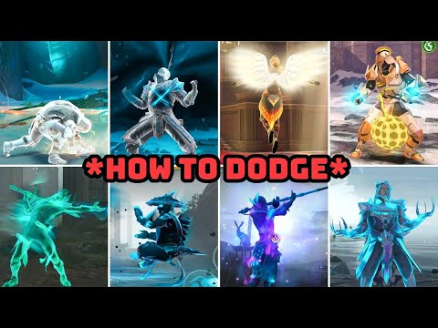 How to Dodge all the bosses in shadow Fight 4 ☠️ Defeat all bosses easily || Shadow Fight 4 Arena 