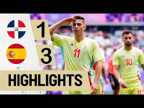 Spain U23 vs Dominican U23 Republic 3-1 All Goals Extended Highlights | Paris Olympics 2024