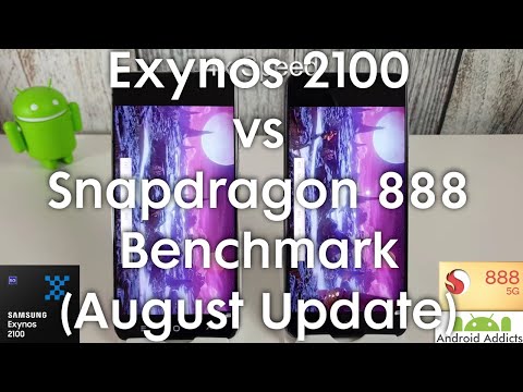 Galaxy S21 Benchmark Test August Update - Exynos 2100 vs Snapdragon 888