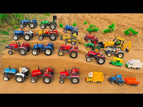 Mini tractor trolley parking video | tractor jcb video | jcb video | jcb cartoon | gadi 