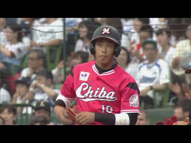 【2回表】追い込まれたら逆方向へ!! マリーンズ・加藤の追加点となるタイムリー!! 2018/5/12 L-M