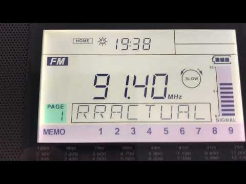 RRACTUAL - Drobeta-Turnu Severin 🇷🇴 - 91.4 MHz received in Rânca (GJ) 🇷🇴 (with RDS)