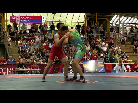 1/4 GR - 96 kg: V. KOZLIUK (UKR) df. K. MILOV (BUL), 7-0