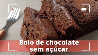 Bolo de Chocolate Sem Açúcar e Sem Adoçante | Páscoa Saudável