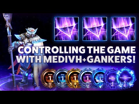 Medivh Leyline - CONTROLLING THE GAME WITH MEDIVH + GANKERS! - Grandmaster Storm League
