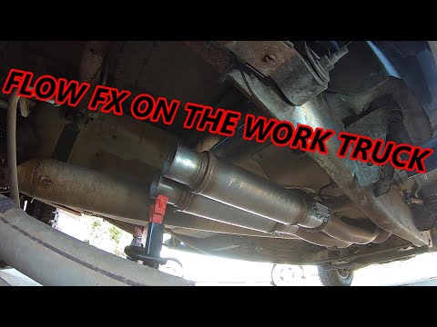 INSTALLING FLOW FX MUFFLERS ON THE WORK TRUCK