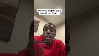 When reading the Bible feels like a chore #christian #bible