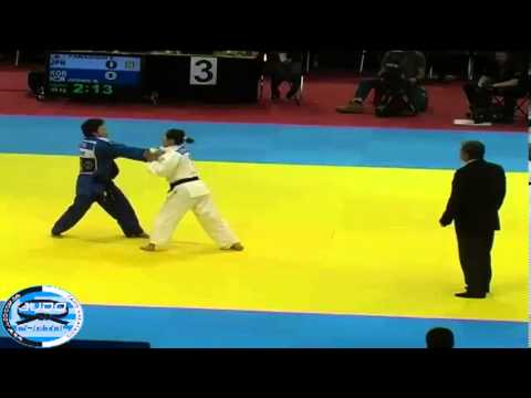 Judo Grand Prix Dusseldorf 2013 Semifinal -48kg YAMAGISHI Emi (JPN) - JEONG Bo Kyeong (KOR)