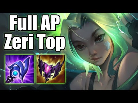 I tried FULL AP Zeri Top! - Zeri Top vs Ekko - League of Legends