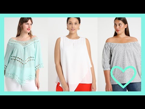 Blusones y blusas TALLAS GRANDES PLUS SIZE  /Tendencias moda 2020 / Fashion Love