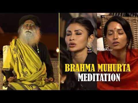 Brahma Muhurta Meditation With Sadhguru | #MahaShivratri2026 | Isha Yoga Center