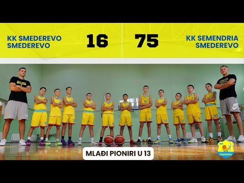 KK Smederevo 1953 Smederevo - KK Semendria Smederevo  (mlađi pioniri u13 RKSCS)