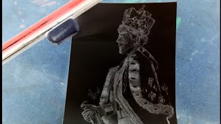 Drawing Freddie Mercury (Negative)