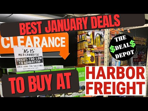 Harbor Freight January Parking Lot Sale LEAKED! Here's What You Need to Know