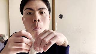 もちを食べるだけの動画