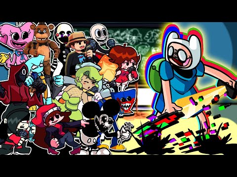 FNF Corrupted Hero But Different Characters Sing It 🎵(Everyone Sings Corrupted Hero)(NEW CHARACTERS)