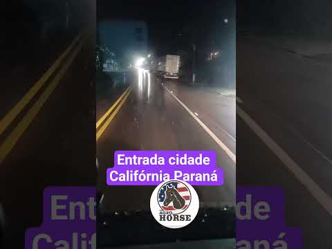 Chegando na entrada de Califórnia Paraná
