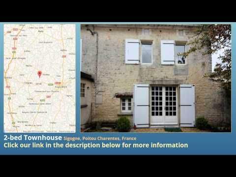 2-bed Townhouse for Sale in Sigogne, Poitou Charentes, France on frenchlife.biz