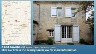 2-bed Townhouse for Sale in Sigogne, Poitou Charentes, France on frenchlife.biz