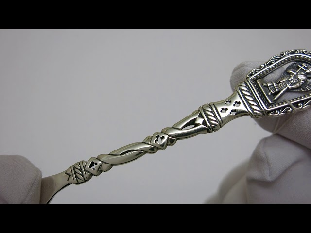 Серебряная ложка "Ангел Хранитель" 129лт Видеообзор