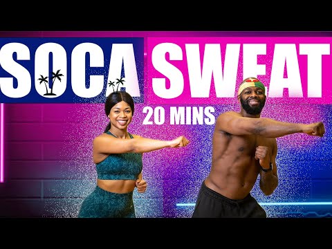 20 Min Caribbean Inspired Soca Dance Fit Workout | Full Body Cardio Fat Burner (Try This)