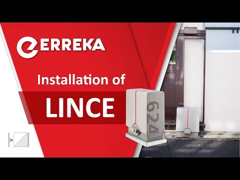 Electromechanical operator sliding door LINCE ERREKA