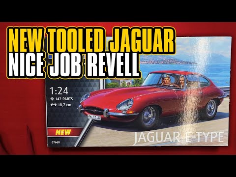 Revell 1/24 Jaguar E Type New Tooled 2020 - They have done it right! Unboxing