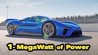 1,360-HP NIO EP9 - The World’s Fastest Electric Car (1-MegaWatt of Power)