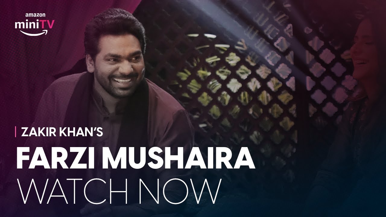 @Zakir Khan's Farzi Mushaira | Watch Now on Amazon miniTV for FREE