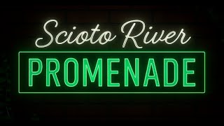 Scioto River Promenade | Columbus Skyline | DJI Mini 4 Pro |