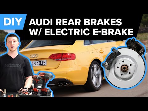 Audi B8 S4 Rear Brake Replacement DIY - Brake Rotors & Pads (Audi S4, S5, & SQ5)