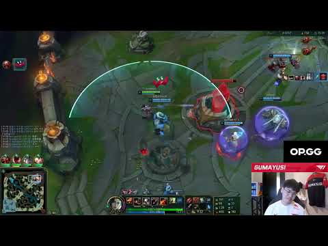 T1 Gumayusi having fun in SoloQ (ft. Same Team Lee Sin: Try dodge) | Stream Highlights